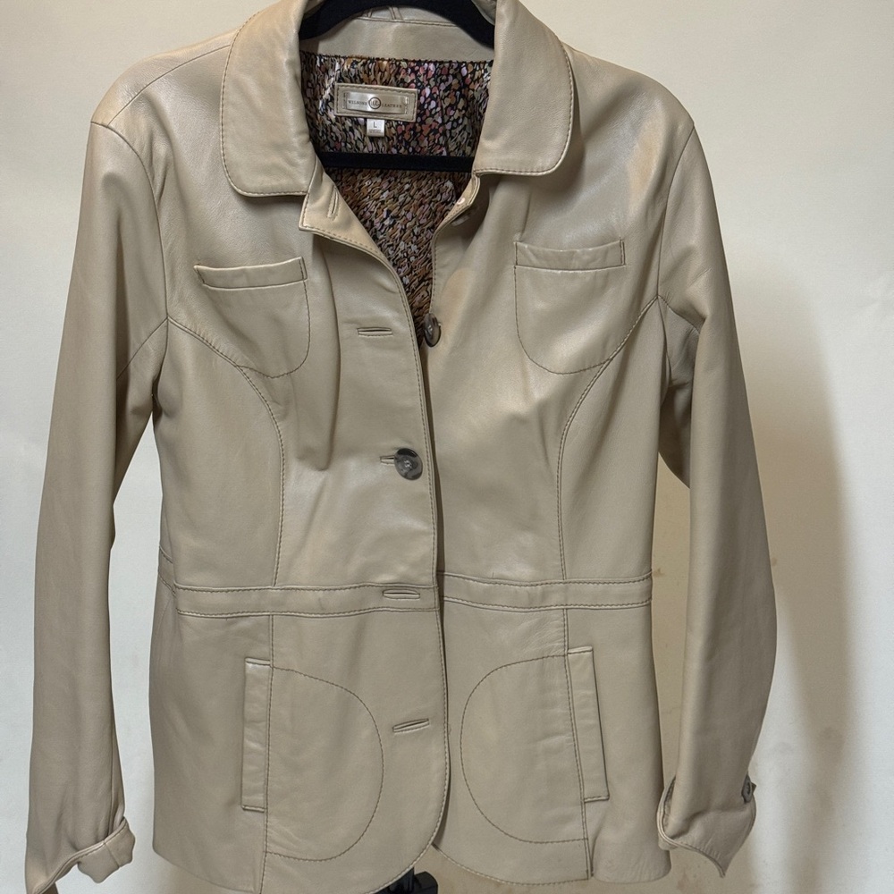 Wilsons Leather Multicolor Patterned Lining - image 1